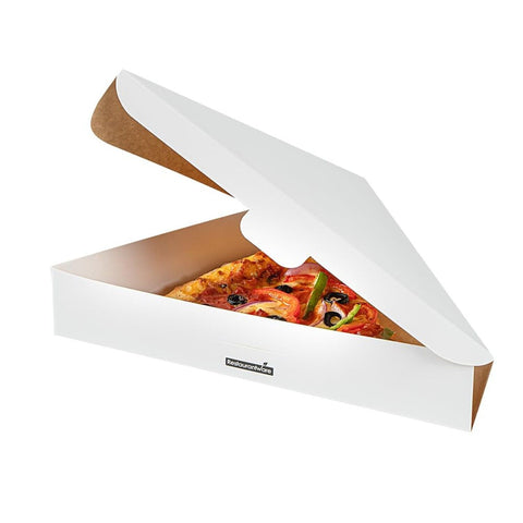 Restaurantware Eco Pie 9.3 x 10.3 x 1.8 Inch Pizza Slice Boxes 100 Clamshell ...