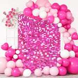 Shimmer Wall Backdrop Hot Pink Shimmer Wall Panels Party Backdrop Glitter Pho...