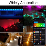 LED Deck Lights Kit, 20pcs &#934;1.22 WiFi Wireless Smart Phone Control Low Volt