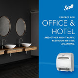 Scott Essential Electronic Towel Dispenser (48858), Fast Change, White with P...