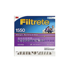 Filtrete 20x20x4 Air Filter, MPR 1550, MERV 12, Healthy Living 20x20x4, White