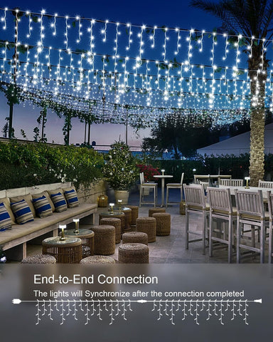 159 FT Christmas Lights Outdoor, 1458 LED Waterproof Outside Christmas Lights...