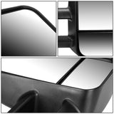 DNA Motoring TWM-002-T111-BK-R Powered Towing Mirror Right/Passenger Compatib...