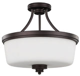 Canarm ISF286A03ORB 3 Light Jackson SemiFlush Semi Flush Ceiling Light, Oil R...