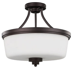 Canarm ISF286A03ORB 3 Light Jackson SemiFlush Semi Flush Ceiling Light, Oil R...