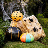 FUNBOY Giant Inflatable Light-Up Halloween Pumkins 3 Pack, 31'', 23'' and 20'...