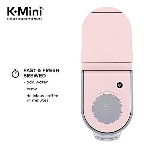 Keurig K-Mini Single Serve K-Cup Pod 6 to 12 oz. Brew Sizes, Dusty Rose