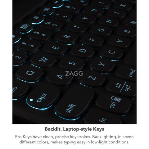 ZAGG Pro Keys Wireless Keyboard & Detachable Case for iPad Pro 12.9 - Backlit...