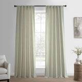 HPD Half Price Drapes Basic Faux Linen Curtains - 96 Inch Long Pair - 2 Panel...