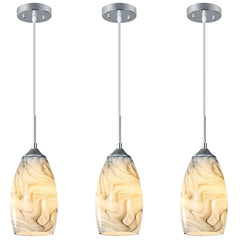 Glass Pendant Light Smoke Black Pendant Lights Kitchen Island Modern Hanging ...