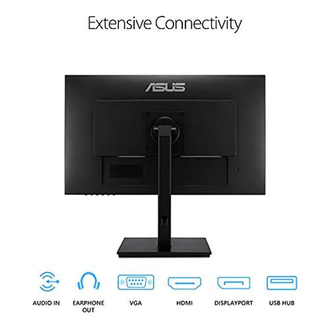 ASUS 23.8”1080P Monitor(VA24DQSB)-Full 12.8" x 21.3" x 2.1", BLACK