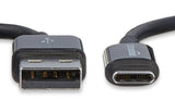AmazonBasics USB Type-C to USB-A 2.0 Male Cable - 3 Feet (0.9 Meters) - Black...