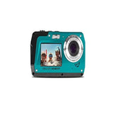 Minolta 48 MP Dual Screen Waterproof Digital Camera MN40WP compact, Blue