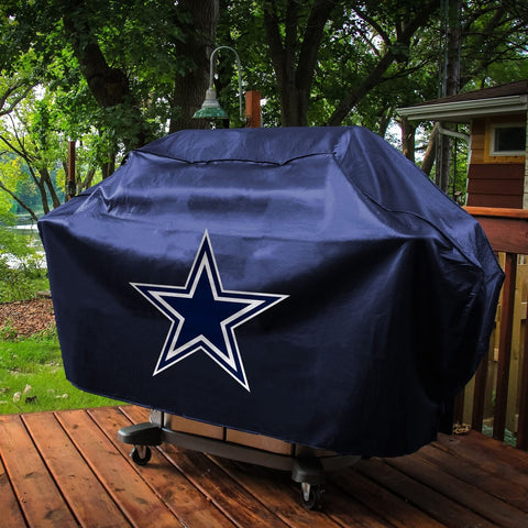 Rico Industries NFL Vinyl Padded Deluxe Grill Cover, 68 x 21 x 35-inches