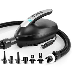 Serene Life Digital Electric Air Pump Compressor - 110W 12 Volt Quick Air Inf...