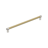 Amerock BP54042PNBBZ | Polished Nickel/Golden Champagne Appliance Pull | 24 i...