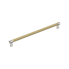 Amerock BP54042PNBBZ | Polished Nickel/Golden Champagne Appliance Pull | 24 i...