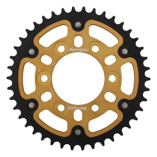 Supersprox - Gold Stealth Sprocket, 42T, Chain Size 525, Rst-1489-42-Gld