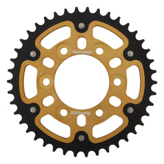 Supersprox - Gold Stealth Sprocket, 42T, Chain Size 525, Rst-1489-42-Gld