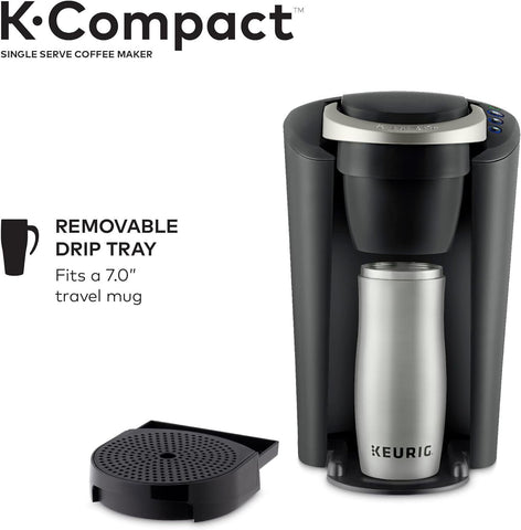 Keurig K-Compact Single-Serve K-Cup Pod Coffee Maker, Black