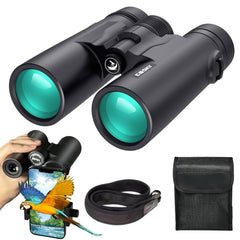 Gosky 10x42 Roof Prism Binoculars for Adults, HD Professional Binoculars for ...