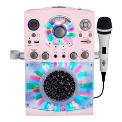 Singing Machine Portable Karaoke Machine for Adults & Kids with Wired Microph...