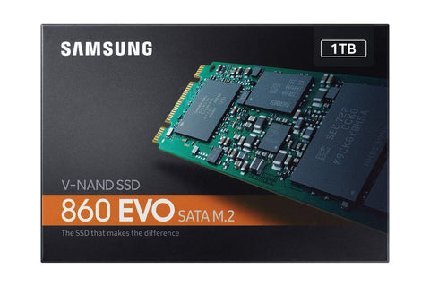 Samsung SSD 860 EVO 1TB M.2 SATA Internal SSD (MZ-N6E1T0BW)