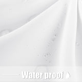 BONZER Outdoor Curtains for Patio Waterproof - Light Blocking Weather Resista...