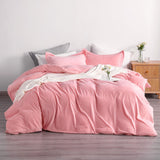 NTBAY Velvet Queen Duvet Cover Set, 3 Pieces Zippered Flannel Comforter Cover...