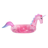 FUNBOY Giant Inflatable Glitter Unicorn, Luxury Float for Summer Pool Parties...