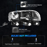 AUTOSAVER88 LED DRL Headlights Assembly Compatible with 1999-2006 GMC Sierra ...