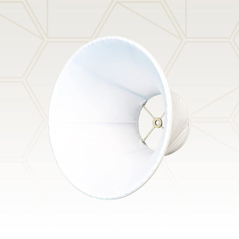 Royal Designs "Twisted Pleat Basic Lamp Shade, White, 7"" x 16"" x 12""" (BS-...