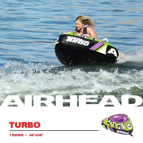 AIRHEAD Rider Towable Tube Purple 1 Rider
