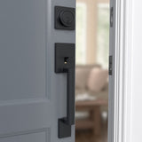 Amazon Basics Contemporary Single Cylinder Door Handleset with Stamford Lever...