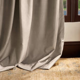 Martha Stewart Lucca Velvet Blackout Back Tab Window Curtain Panel Pair, 84",...