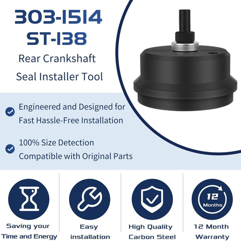 303-1514 6.7L Rear Crankshaft Seal Installer Tool, Fits for 2011-2021 Ford Su...