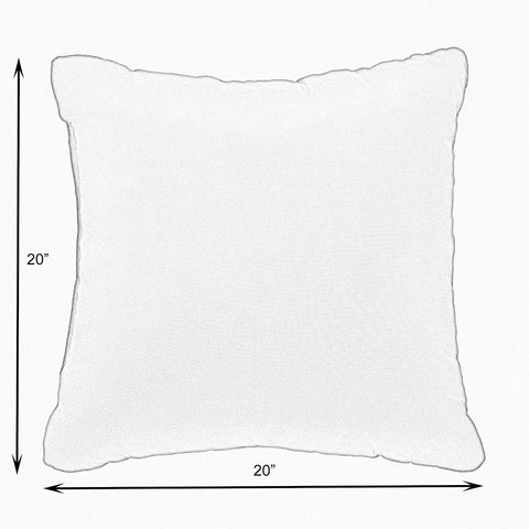 Sorra Home Indoor Outdoor Sunbrella Square Pillows, Set of 2, 20 in x 20 in, ...