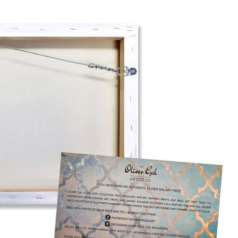 The Oliver Gal Artist Co. Abstract Wall Art Canvas Prints 'Stood Still and Wo...