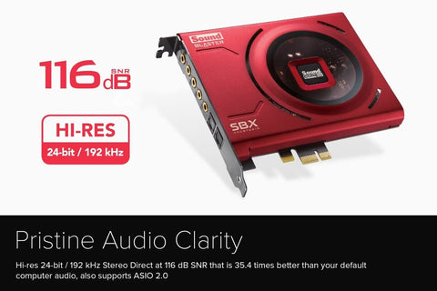 Creative Sound Blaster Z SE Internal PCI-e Gaming Sound Card and DAC, 24-bit ...