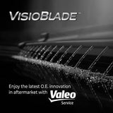 Valeo 178510 Silencio Visioblade Windshield Wiper Blade Set Compatible with S...