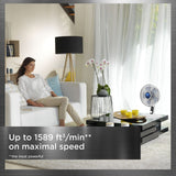 Rowenta, Desk Fan, Turbo Silence Table Fan, 12 Inches, Ultra Quiet Fan for Be...
