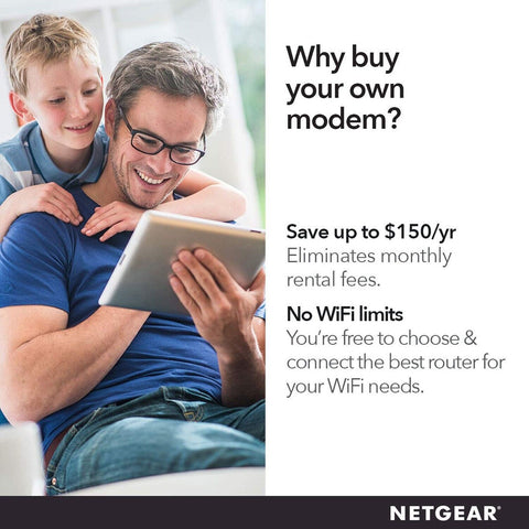 NETGEAR Cable Modem CM1000 - Compatible with All Cable Providers Including Xf...