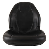 Complete Tractor Seat 3010-0058 Black Medium Back 15" Height, Plastic Pan 18"...