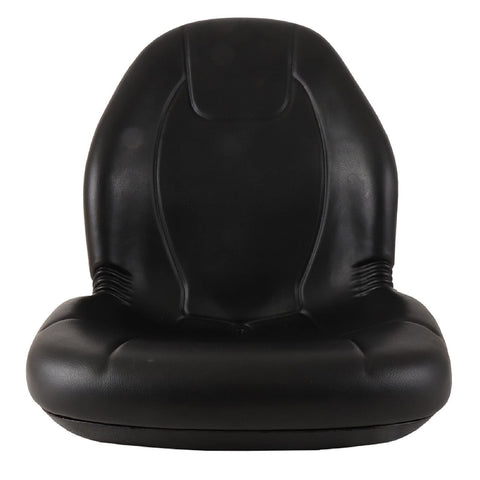 Complete Tractor Seat 3010-0058 Black Medium Back 15" Height, Plastic Pan 18"...