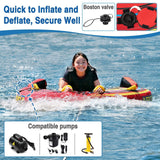 Affordura Water Tubes with Fins Towable Tubes for Boating, Boat Tubes and Tow...