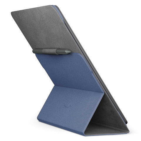 Amazon Kindle Scribe Brush Print Leather Folio Cover with Magnetic Attach, Sl...