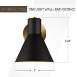 Generation Lighting 4141301-848 Towner One - Light Wall / Bath Sconce Vanity ...