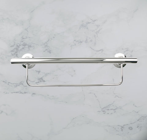 24&#8221; Designer Newport Wall Mount Bathroom Shower Grab Bar with Towel Bar, P