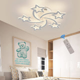 STCH Modern Dimmable LED Ceiling Light, 25.6" Star Modern Ceiling Lamp LED Ch...