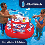 WOW Sports - Inflatable Float Fridge - Cooler For Pools, Lakes, & Oceans - 4 ...